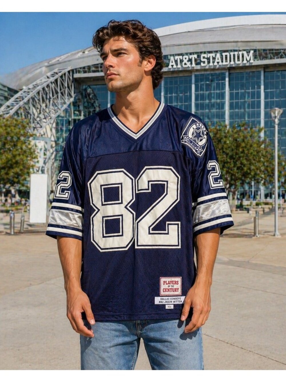 VTG Dallas Cowboys Jason Witten #82 Jersey XL Players Of The Century 2004